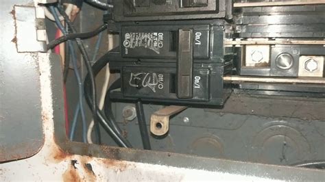 electric box making crackling noise|breaker buzzes when turned on.